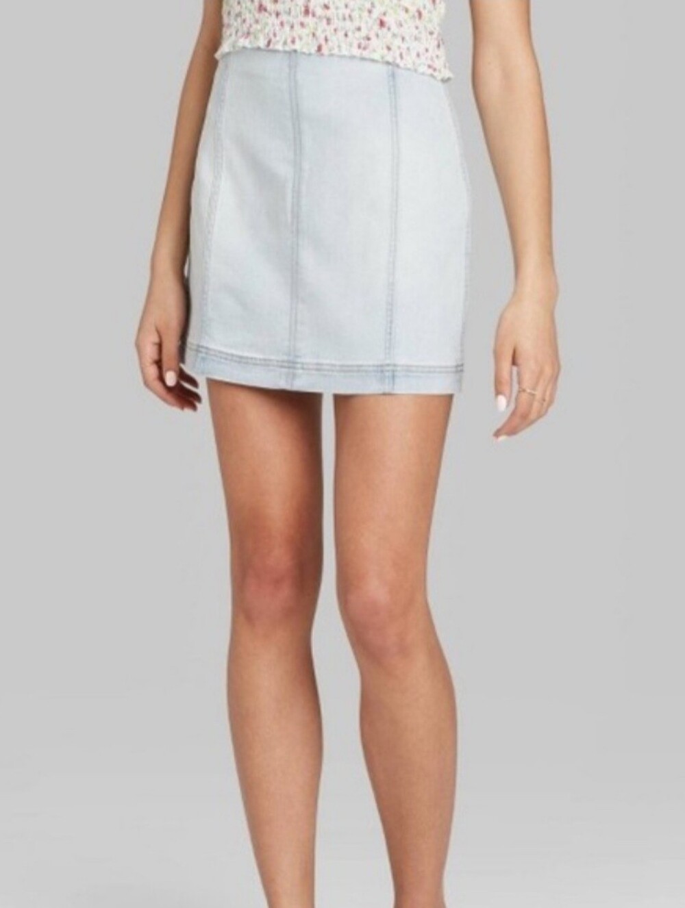 Wild Fable Denim Mini Skirt